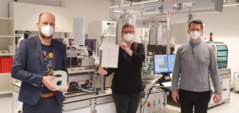 Dr. Geoffrey A. Behrens und Wissenschaftler des DKMS LIFE SCIENCE LAB Dr. Geoffrey A. Behrens und Wissenschaftler des DKMS LIFE SCIENCE LAB
