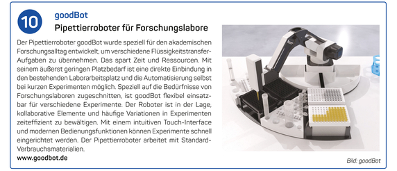 goodBot | Pipettierroboter für Forschungslabore goodBot | Pipettierroboter für Forschungslabore