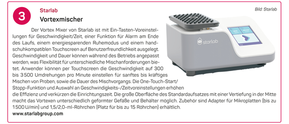 3. STARLAB INTERNATIONAL GmbH | Vortexmischer 3. STARLAB INTERNATIONAL GmbH | Vortexmischer