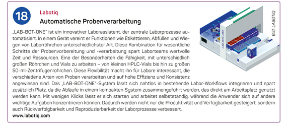 18. LABOTIQ GmbH | Automatische Probenverarbeitung 18. LABOTIQ GmbH | Automatische Probenverarbeitung