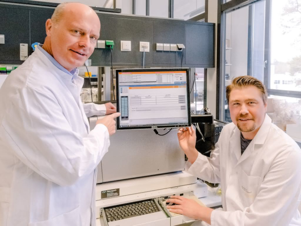 Prof. Dr. Markus Nöthen (links) und Dr. Andreas Forstner